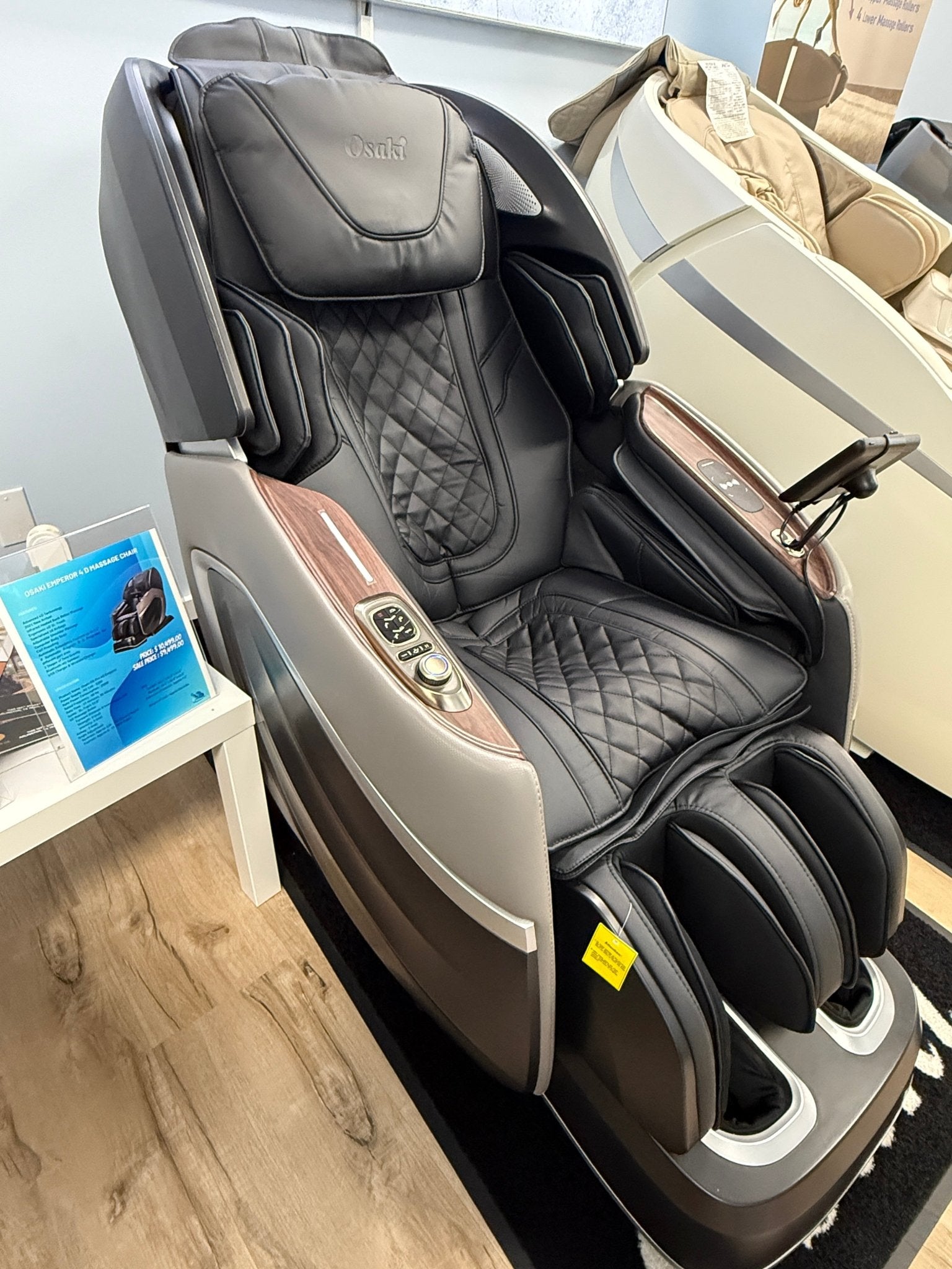 OsakiMassage ChairsOsaki OS - Pro 4D Emperor Massage Chair (Open Box Floor Model Massage Chair)Black & GreyMassage Chair Heaven