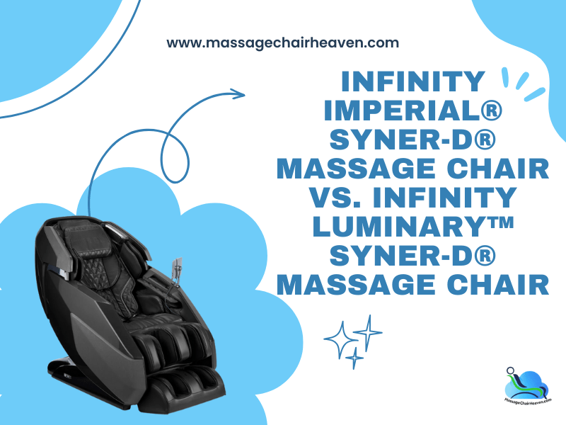 Infinity Imperial® Syner-D® Massage Chair vs. Infinity Luminary™ Syner-D® Massage Chair