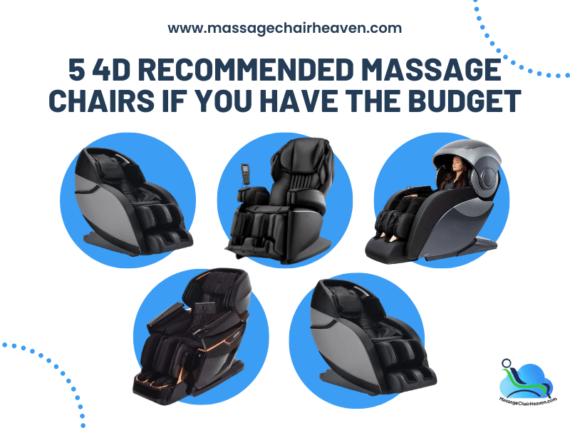 5 4D Recommended Massage Chairs If You Have the Budget