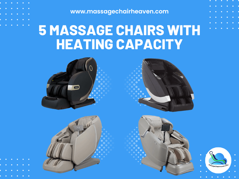 5 Massage Chairs with Heating Capacity