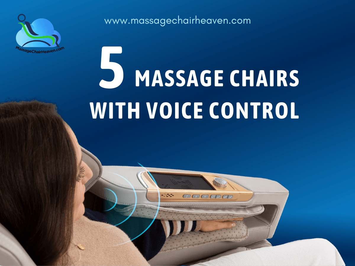 5 Massage Chairs with Voice Control