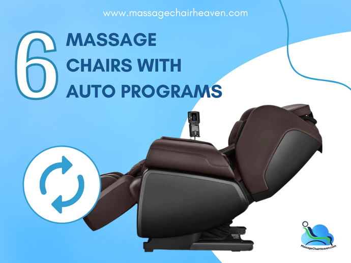 6 Massage Chairs with Auto Programs