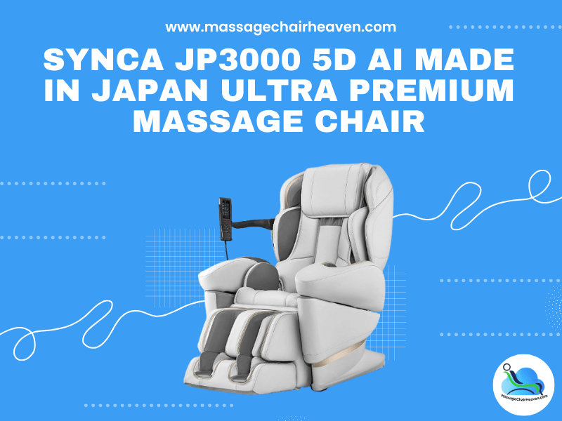 Synca JP3000 5D AI Made in Japan Ultra Premium Massage Chair - Massage Chair Heaven