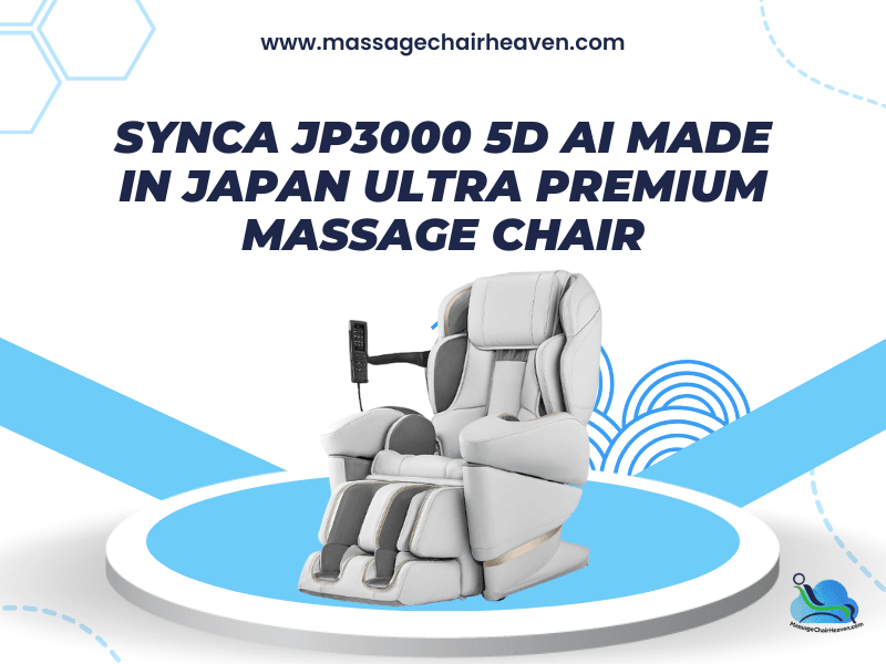 Synca JP3000 5D AI Made in Japan Ultra Premium Massage Chair