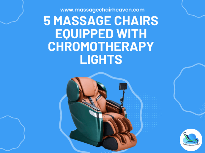 5 Massage Chairs Equipped with Chromotherapy Lights