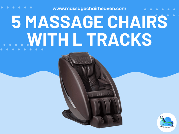 5 Massage Chairs with L Tracks