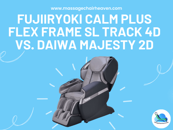 Fujiiryoki Calm Plus Flex Frame SL Track 4D vs. Daiwa Majesty 2D