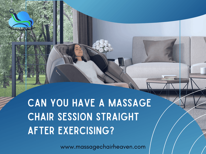 Can You Have a Massage Chair Session Straight After Exercising