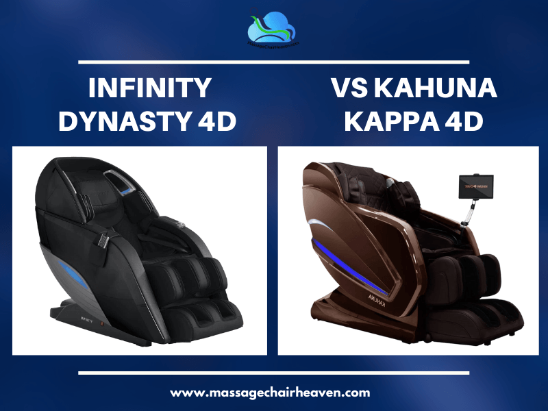 Infinity Dynasty 4D vs. Kahuna Kappa 4D - Massage Chair Heaven
