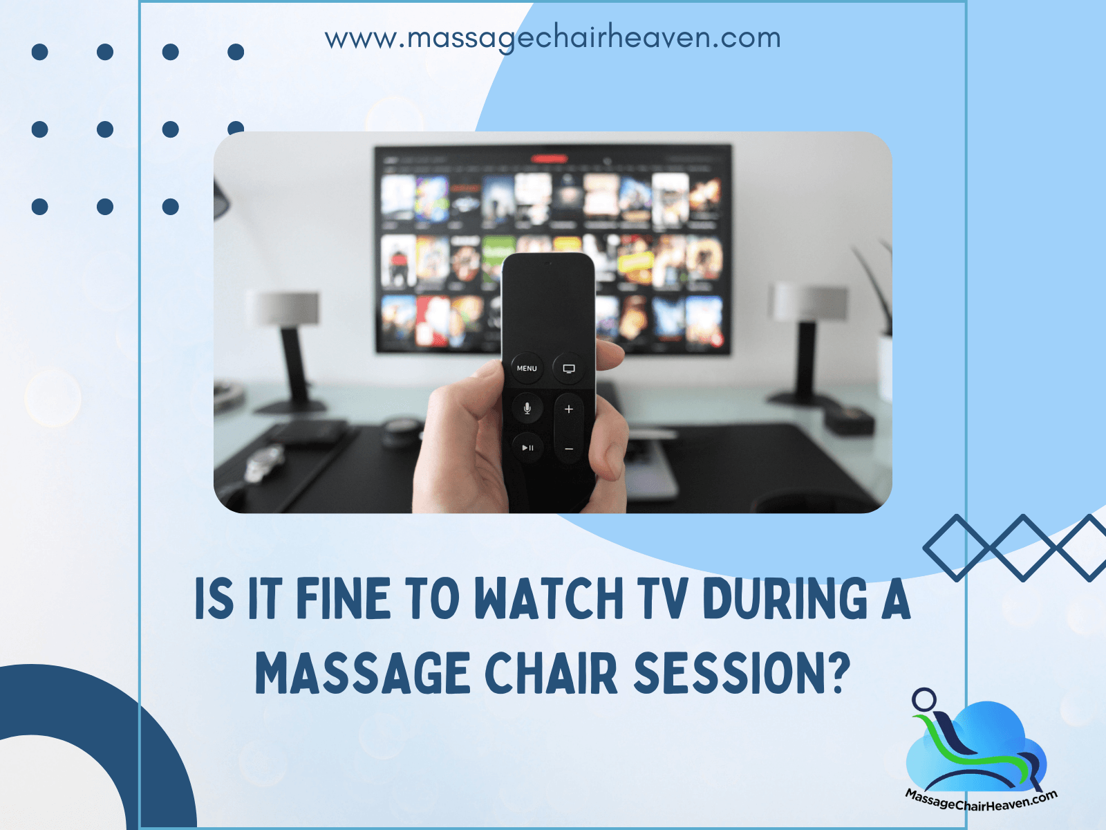 Is It Fine To Watch TV During A Massage Chair Session? - Massage Chair Heaven