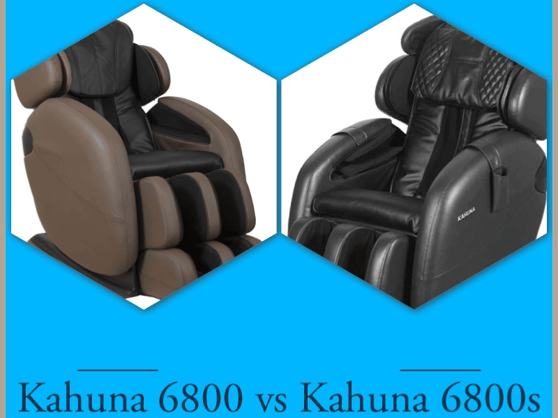 Kahuna LM 6800 VS Kahuna LM 6800s - Which Is Better? - Massage Chair Heaven