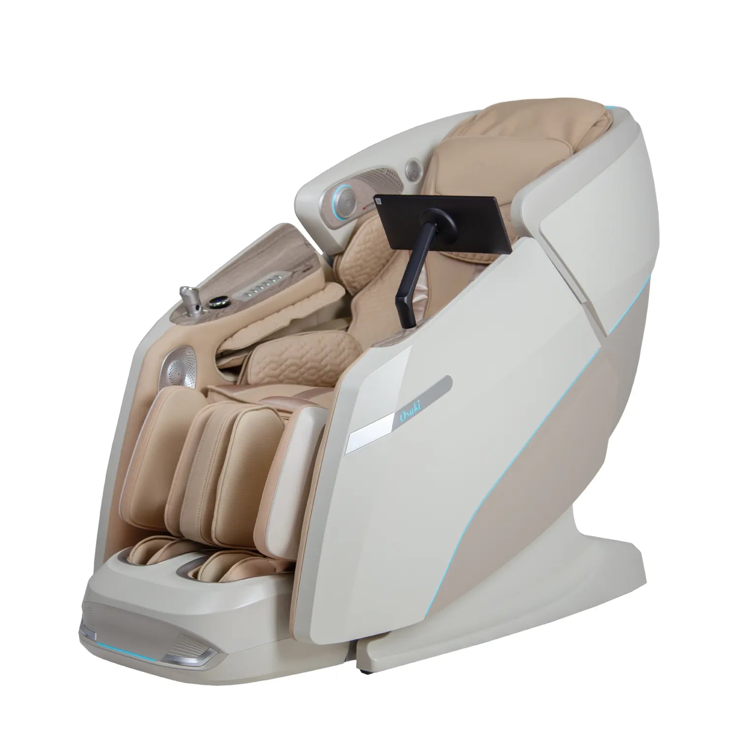 OsakiMassage ChairOsaki Platinum Escape Duo 4D + 4D Massage ChairTaupeMassage Chair Heaven