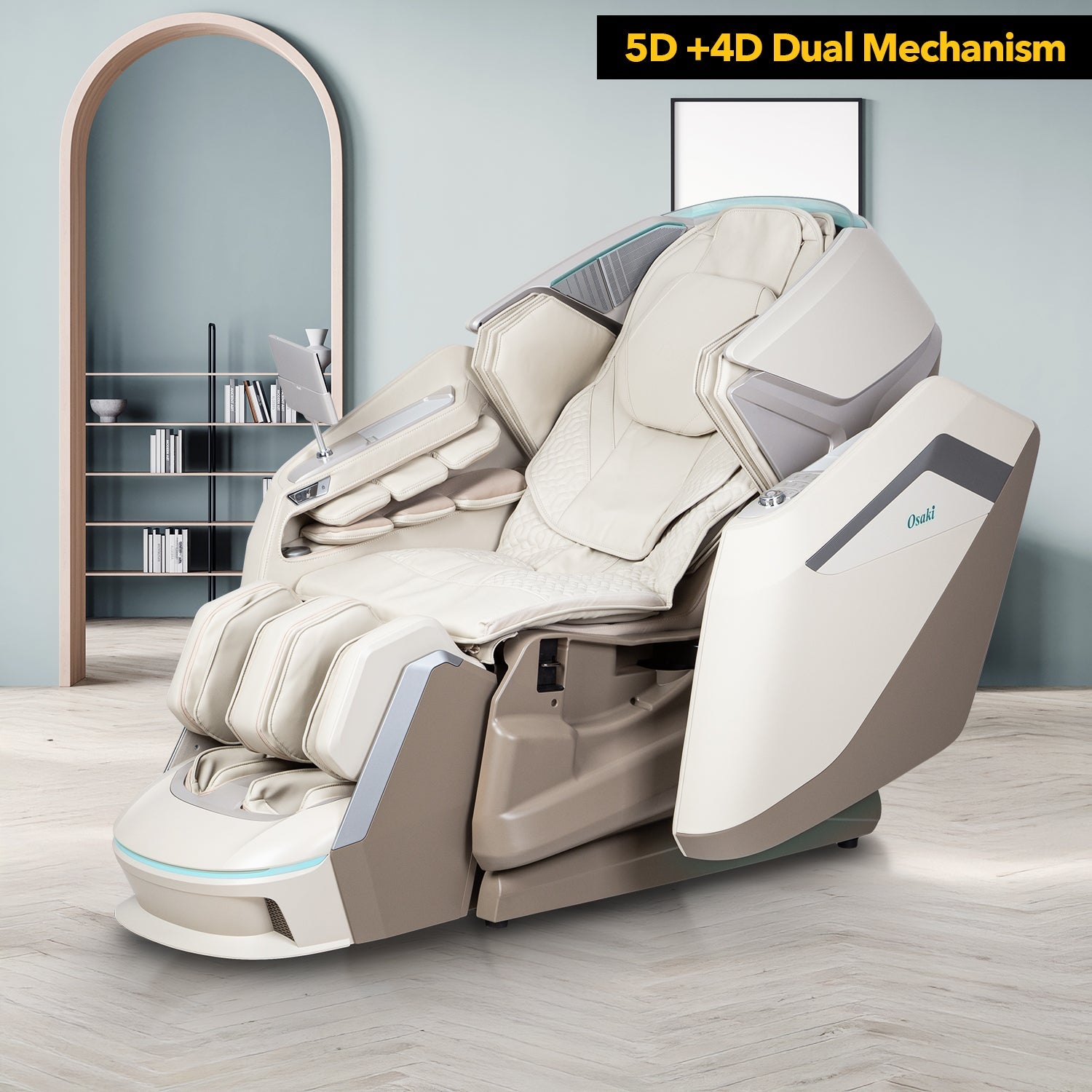 OsakiMassage ChairOsaki Apex Duo 5D+4D Massage ChairTaupeMassage Chair Heaven