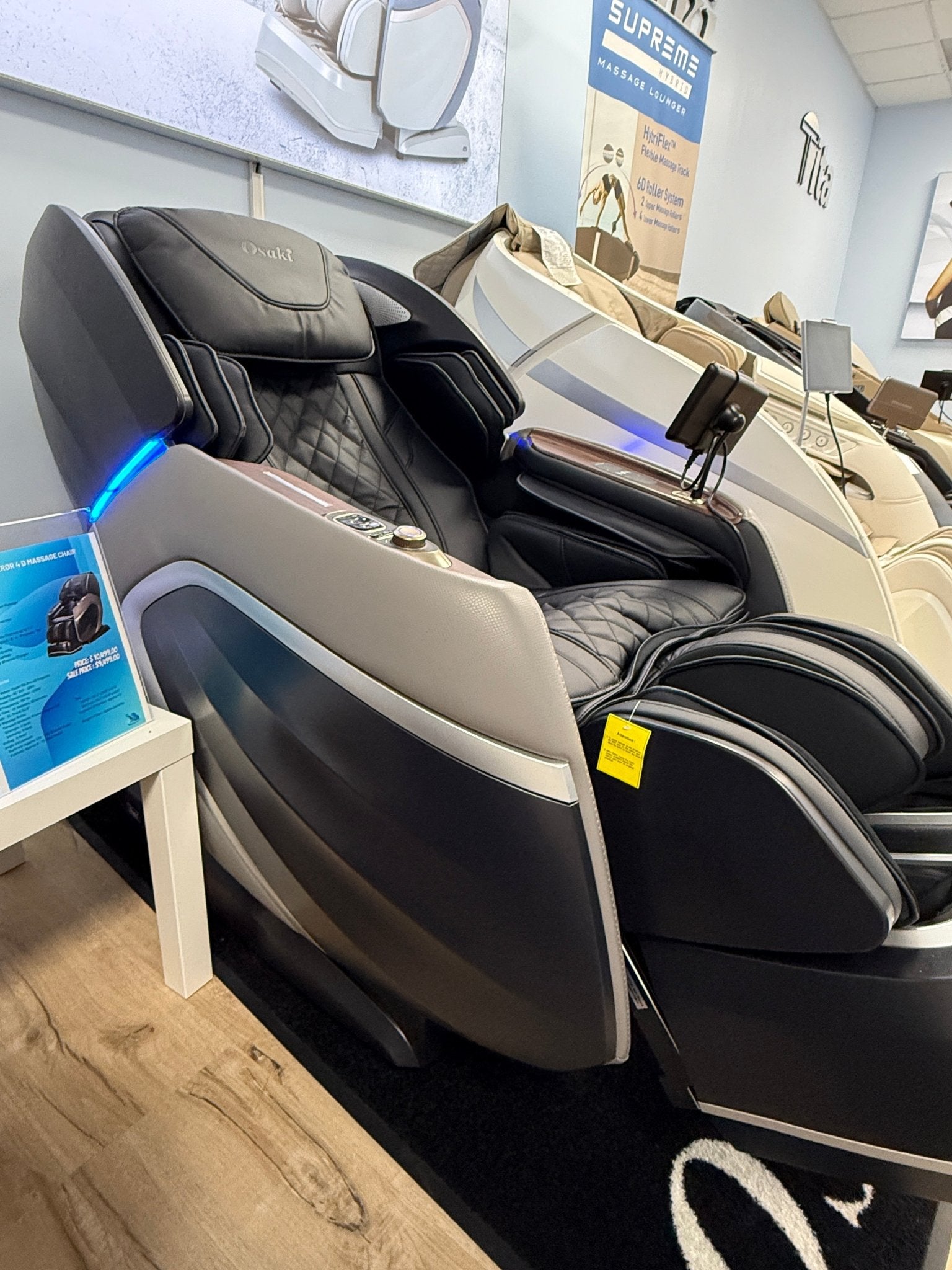 OsakiMassage ChairsOsaki OS - Pro 4D Emperor Massage Chair (Open Box Floor Model Massage Chair)Black & GreyMassage Chair Heaven