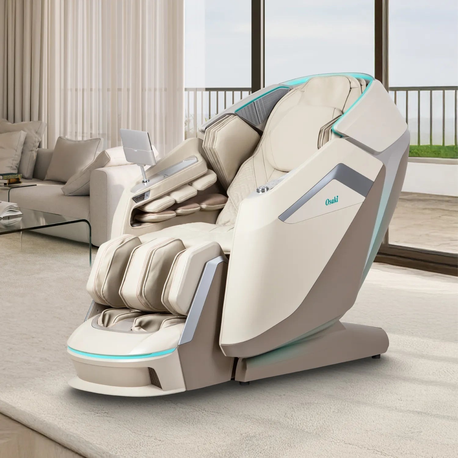 OsakiMassage ChairOsaki Apex Duo 5D+4D Massage ChairTaupeMassage Chair Heaven
