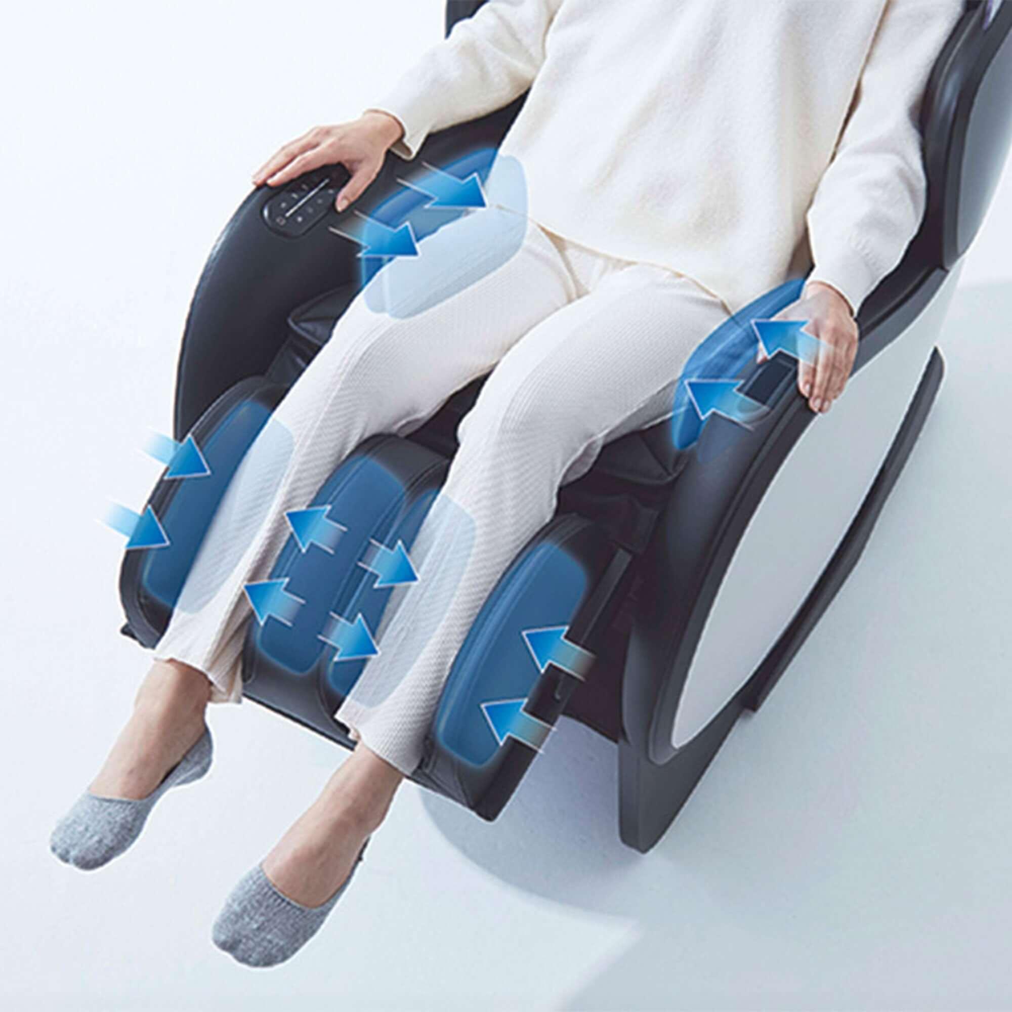 SyncaMassage ChairSynca CirC 3 - Zero Gravity SL Track Heated Massage ChairBrownMassage Chair Heaven