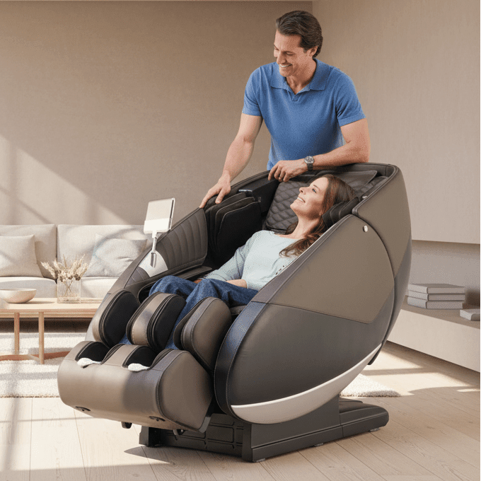 Human TouchMassage ChairsHuman Touch Super Novo 3.0 Massage ChairEspressoMassage Chair Heaven