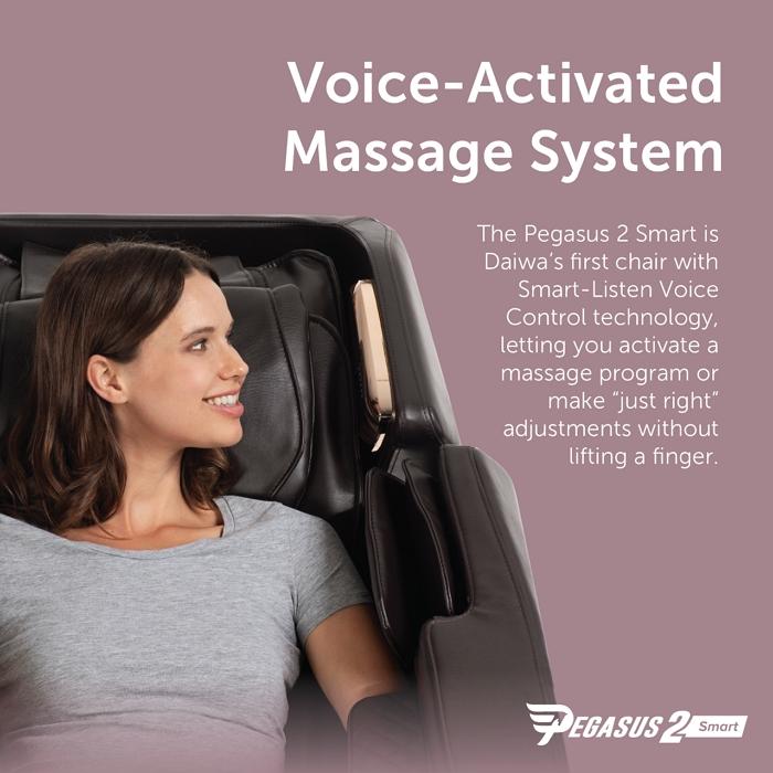 DaiwaMassage ChairDaiwa Pegasus 2 Smart Massage ChairBlackMassage Chair Heaven