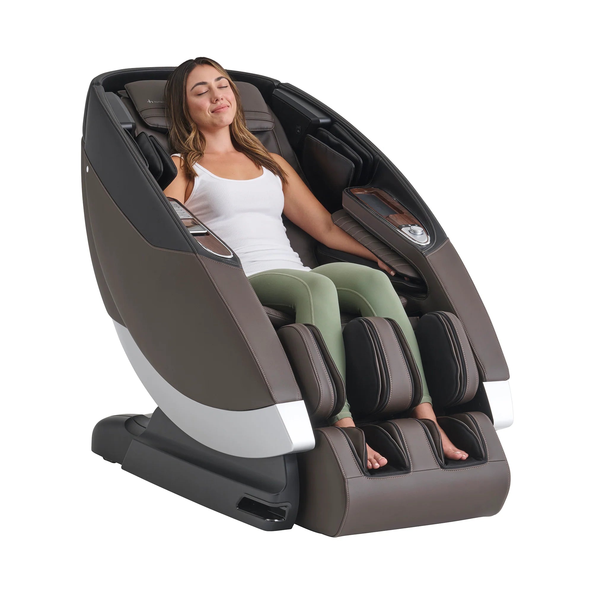 Human TouchMassage ChairsHuman Touch Super Novo 2.0 Massage ChairEspressoMassage Chair Heaven