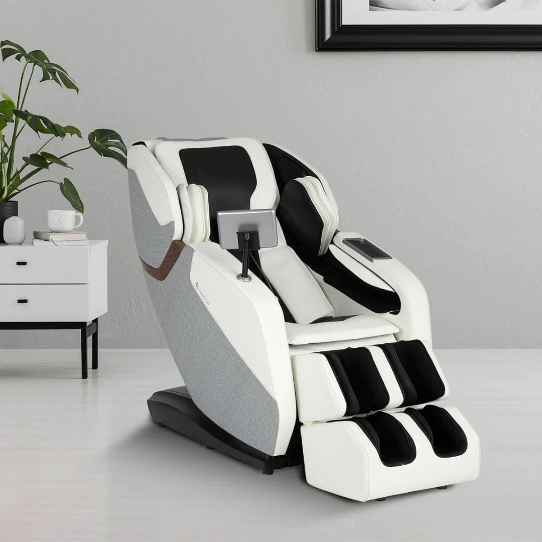 Human TouchMassage ChairsHuman Touch WholeBody® ROVE Reclining Massage Chair w/ Intuitive Tablet RemoteSlateMassage Chair Heaven
