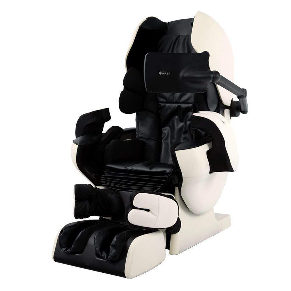 InadaMassage ChairInada ROBO Massage Chair with Facial RecognitionWhite and BlackMassage Chair Heaven