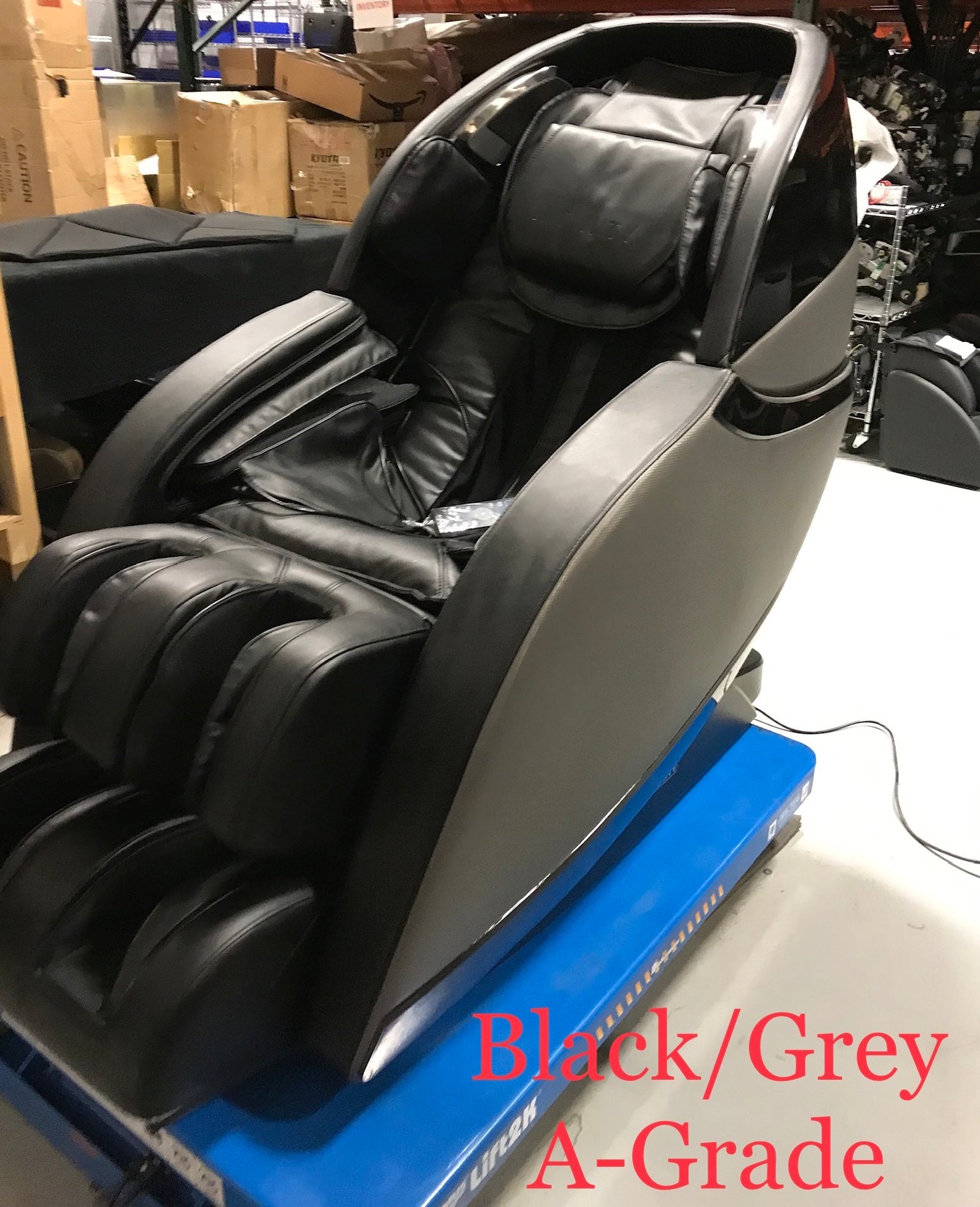 infinityMassage ChairsInfinity Evolution 3D/4D Massage Chair (Certified Pre-Owned)Black/GreyMassage Chair Heaven
