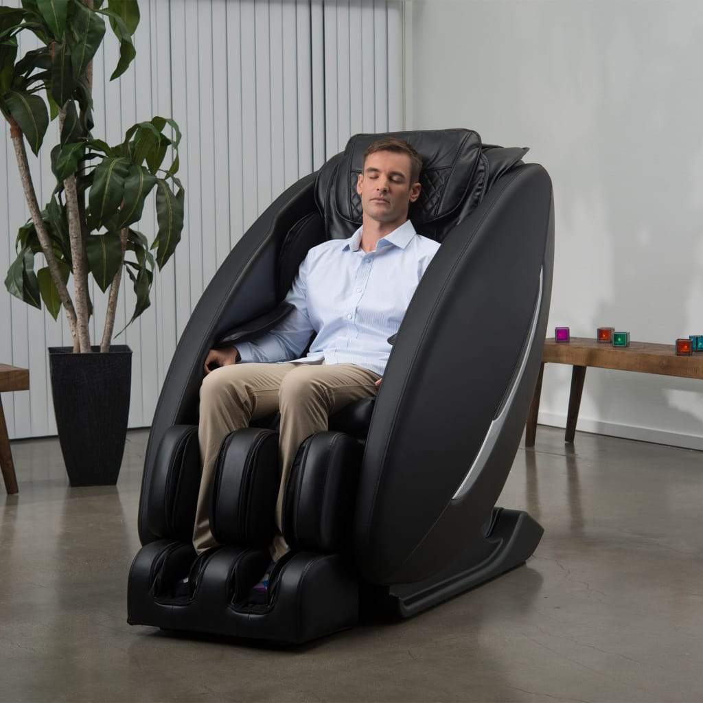 Inner WellnessMassage ChairInner Balance Wellness Ji Zero Wall Heated L Track Massage ChairBlackMassage Chair Heaven