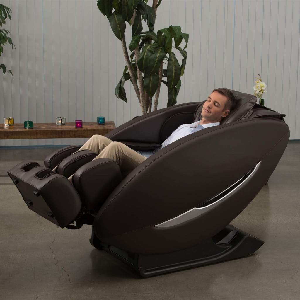 Inner WellnessMassage ChairInner Balance Wellness Ji Zero Wall Heated L Track Massage ChairBrownMassage Chair Heaven