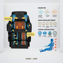 Load image into Gallery viewer, KahunaMassage ChairKahuna SM-7300S Premium SL-track Massage ChairBlackMassage Chair Heaven