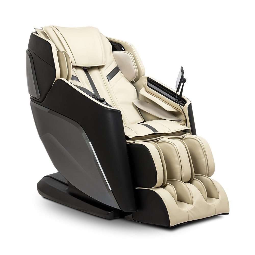 OgawaMassage ChairOgawa Active XL 3D Massage ChairGun Metal and IvoryMassage Chair Heaven