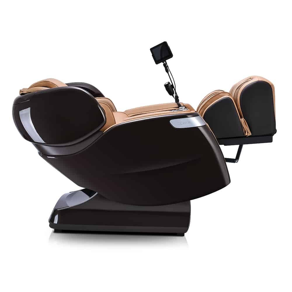 OgawaMassage ChairOgawa Master Drive AI 2.0 Massage ChairDark Brown and SandMassage Chair Heaven