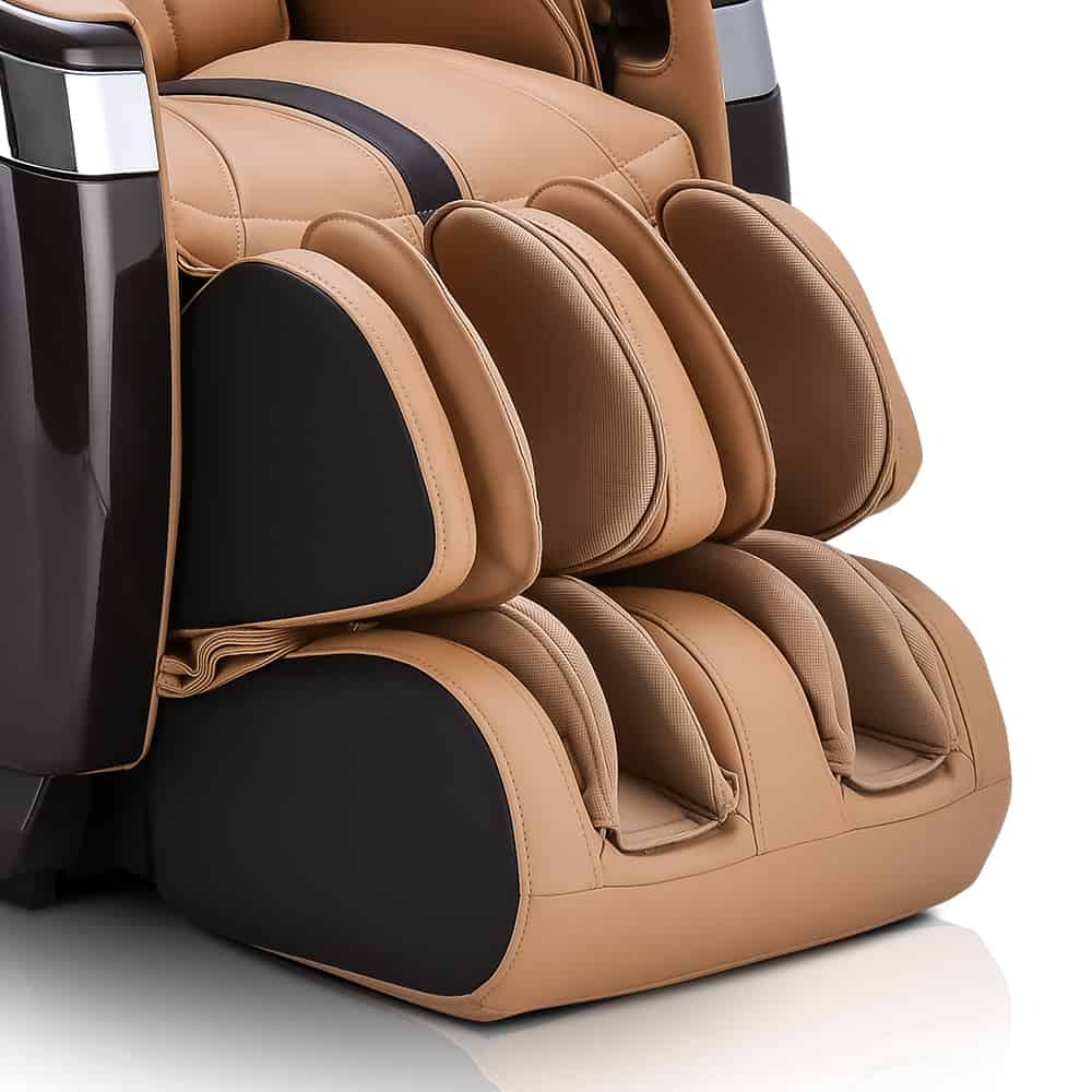 OgawaMassage ChairOgawa Master Drive AI 2.0 Massage ChairDark Brown and SandMassage Chair Heaven