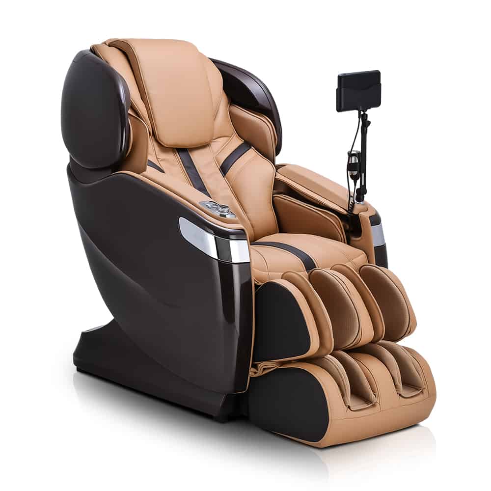 OgawaMassage ChairOgawa Master Drive AI 2.0 Massage ChairDark Brown and SandMassage Chair Heaven