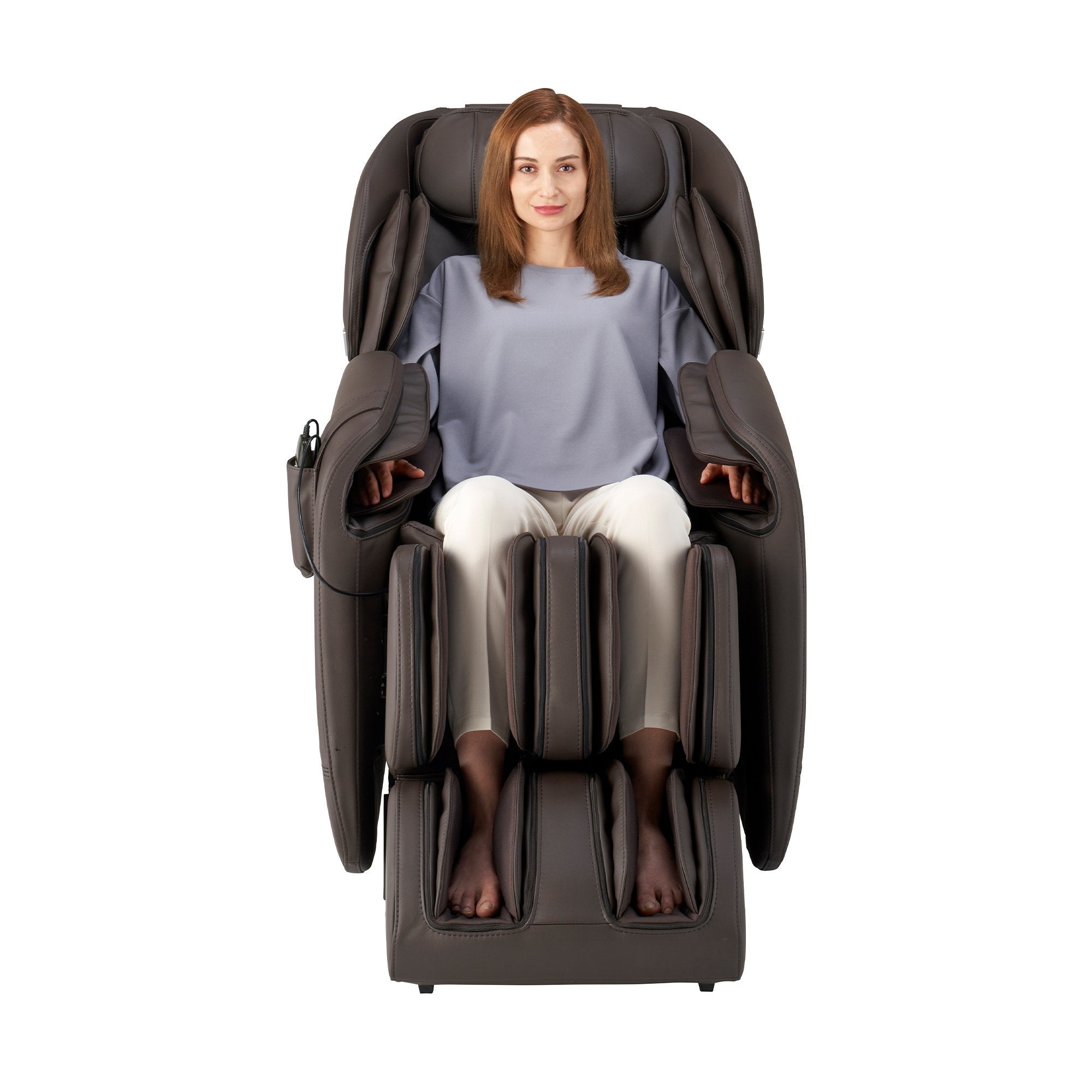 SyncaMassage ChairsSynca HISHO SL-Track Massage ChairBrownMassage Chair Heaven